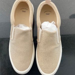 Gap Gold Metallic Slip-On Shoes